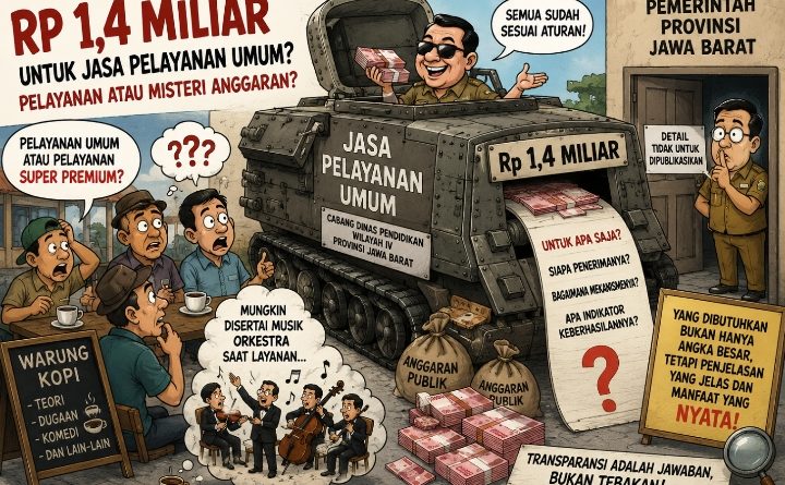 Rp1,4 Miliar untuk “Jasa Pelayanan Umum”: Pelayanan atau Misteri Anggaran?